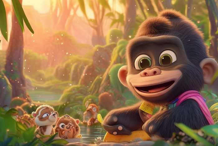 大猩猩儿童故事500字；大猩猩幼儿故事