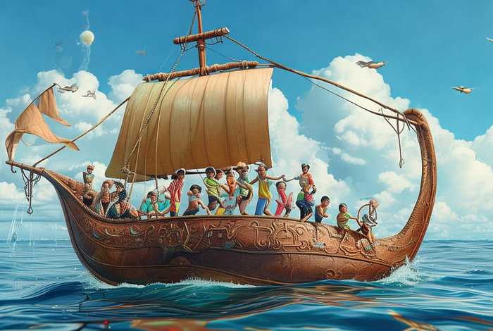 大皮鞋船的儿童故事 - 大皮鞋船的故事视频