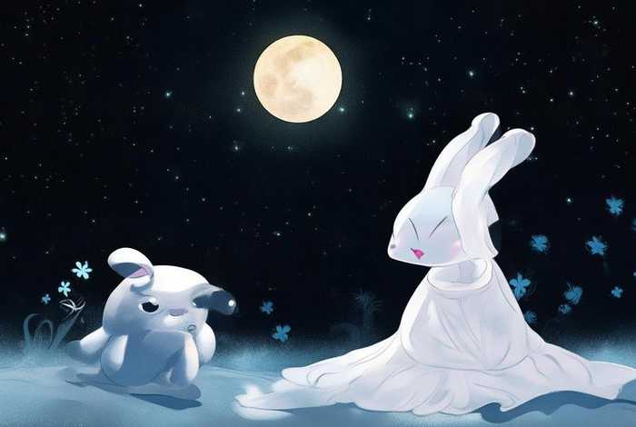 嫦娥玉兔的神话故事儿童版，嫦娥玉兔的神话故事简短