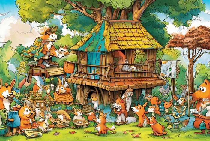 动物角色多的绘本故事，动物角色多的绘本故事图片