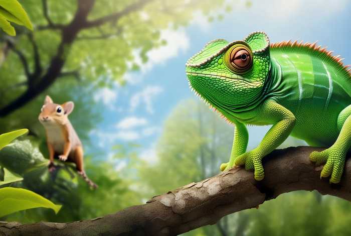 变色龙小故事，变色龙故事梗概50字