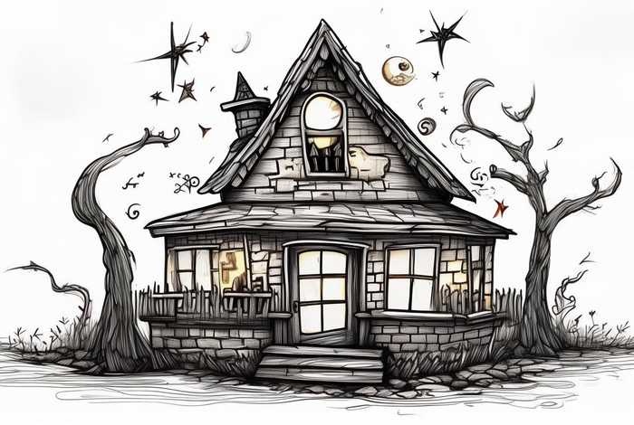 儿童鬼屋图片大全 儿童鬼屋图片大全简笔画