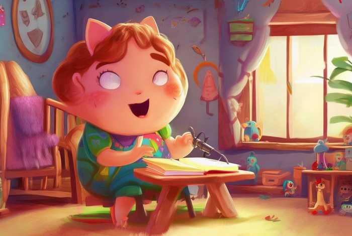 儿童讲故事胖胖找工作（抖音上胖胖的讲故事的女孩）