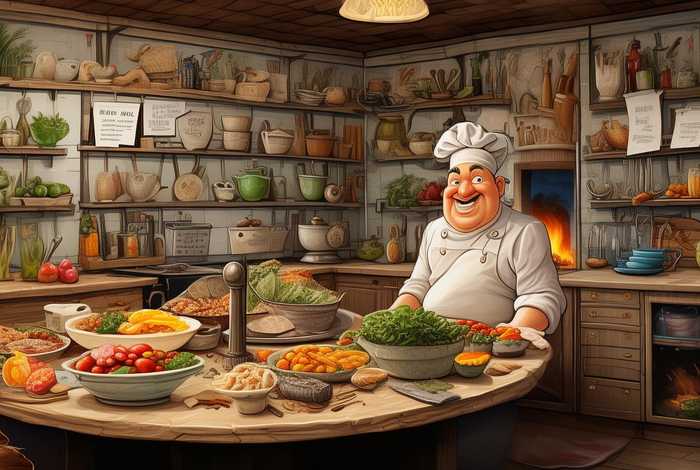 厨师的绘本故事，厨师的绘本故事图片