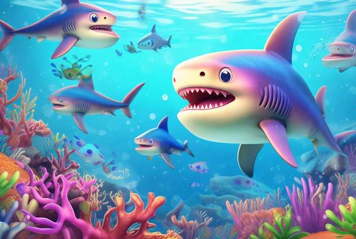 儿童鲨鱼故事、鲨鱼的幼儿故事