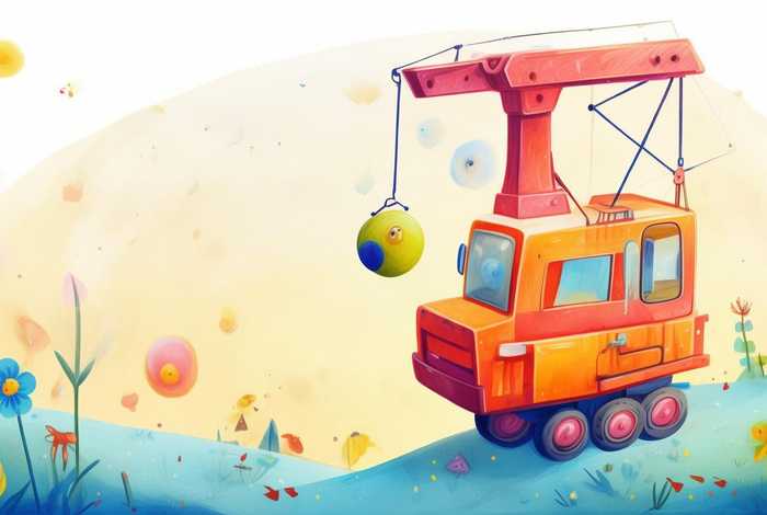 吊车的故事3-6岁幼儿睡前故事；吊车的故事3-6岁幼儿睡前故事图片