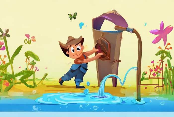 抽水泵儿童故事（帮我抽水泵）