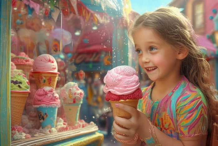 冰激凌店的故事；冰激凌店故事书