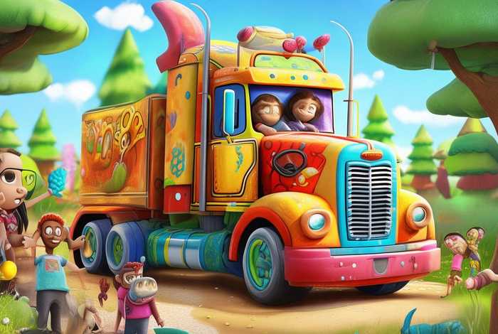 大货车的故事幼儿故事（大货车的故事幼儿故事文字）