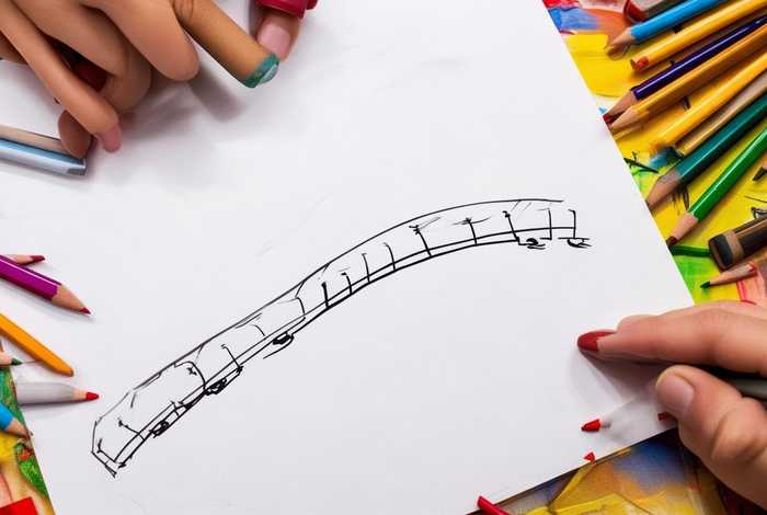 儿童铁轨简笔画、简单铁轨简笔画