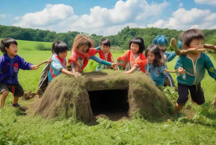 地道战儿童版解说 - 儿童版的地道战