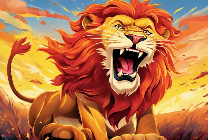 动画片狮子吼开场简笔画、动画片狮子吼开场简笔画怎么画