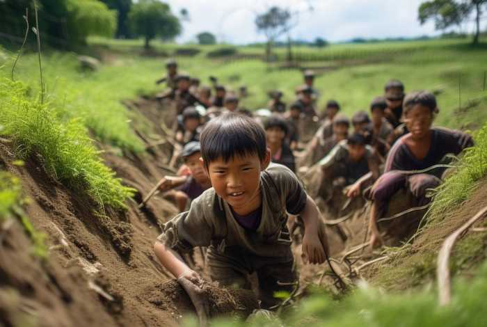 地道战少儿版 少儿地道战电影