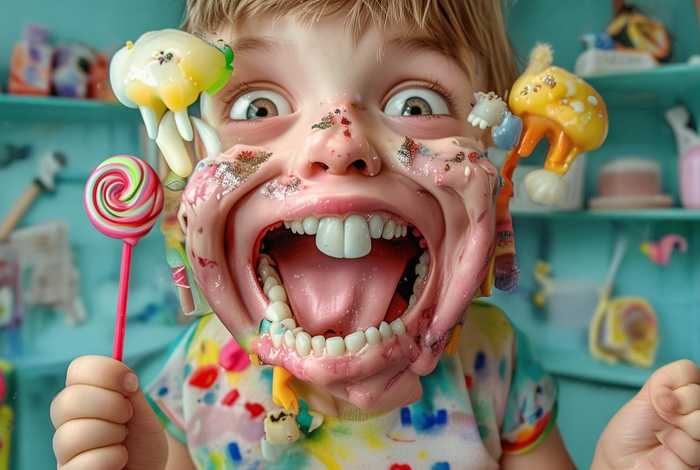 吃糖坏牙的绘本故事 - 吃糖坏牙的绘本故事内容