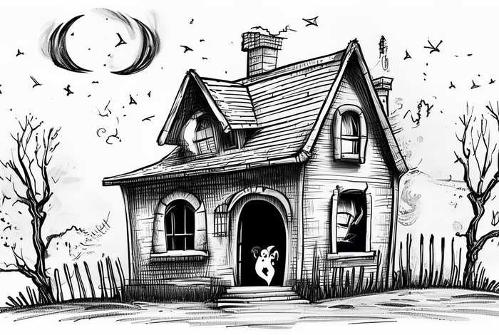 儿童鬼屋图片大全 儿童鬼屋图片大全简笔画