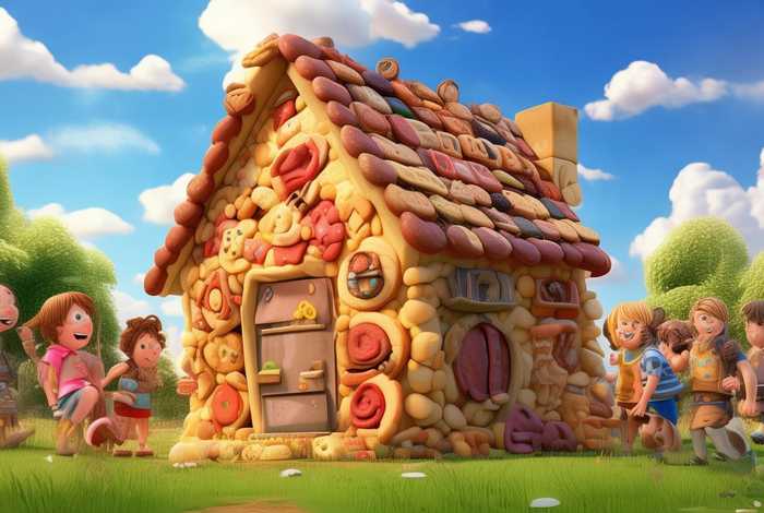 儿童饼干屋的故事（饼干故事绘本）
