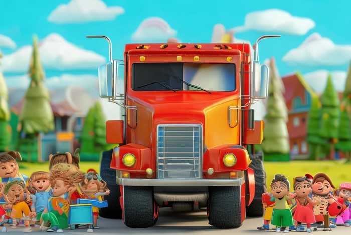 大货车儿童益智动画（儿童动画片大货车节目）