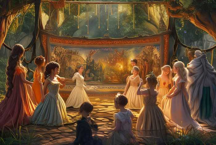 播放十二个公主的故事看图片 播放十二个公主的故事看图片怎么画