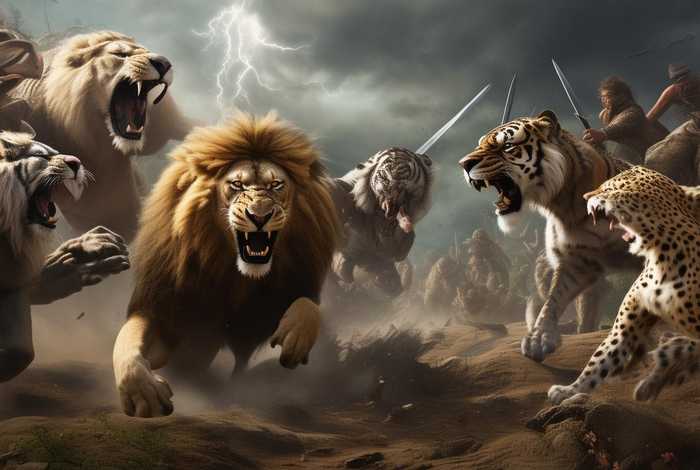 动物大战的故事；人与动物大战的故事