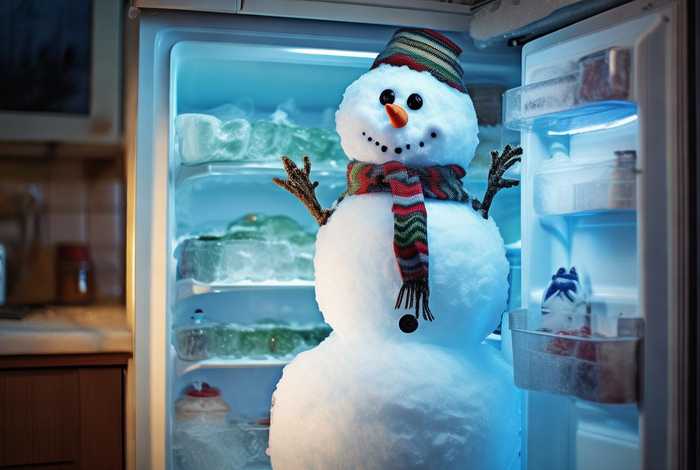 冰箱里的雪娃娃儿童故事；阿布故事 冰箱里的雪娃娃