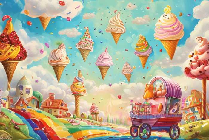 冰淇淋故事书，冰淇淋的故事绘本