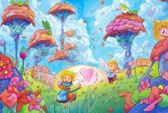 儿童连环画图片大全故事四格 儿童连环画图片2张