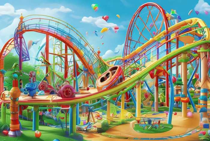 儿童过山车简笔画大全（儿童过山车简笔画大全图片）