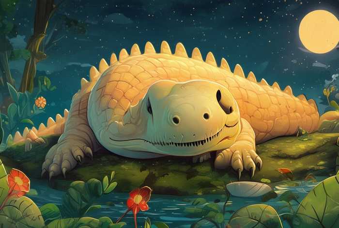 儿童鳄鱼故事睡前故事 鳄鱼的睡前故事