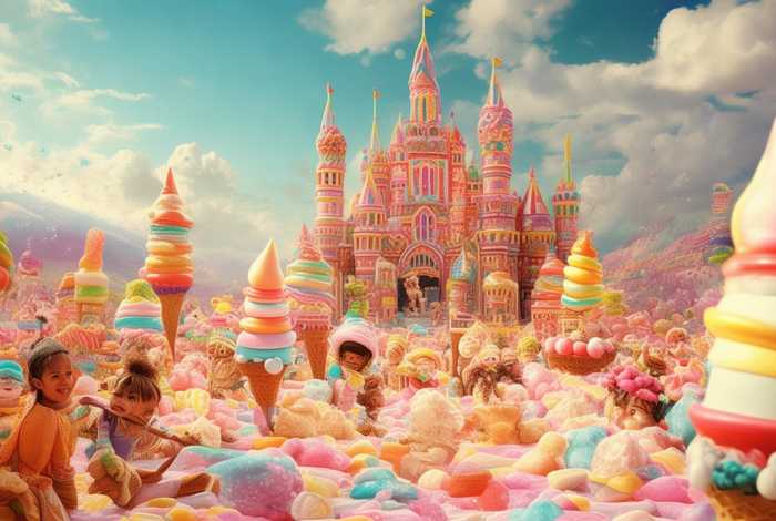 冰淇淋王国儿童故事，冰淇淋王国儿童画