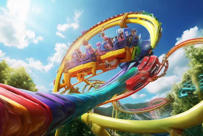 彩虹伞过山车游戏 彩虹伞过山车的玩法