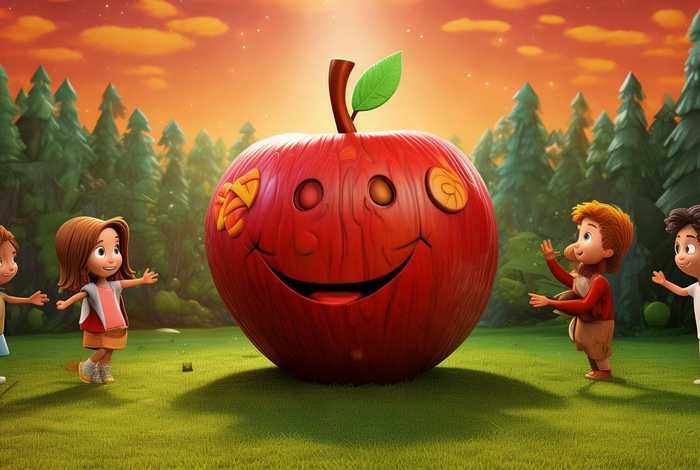 大苹果故事童话故事 大苹果故事图片