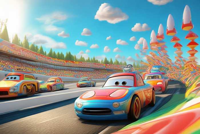 儿童赛车的动画片 - 赛车的儿童动画片连续剧