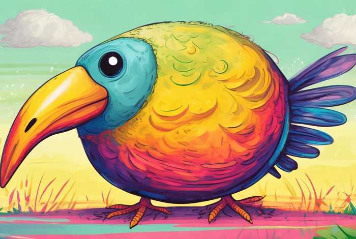 大嘴鸟儿童画的画法、大嘴鸟儿童画的画法简单