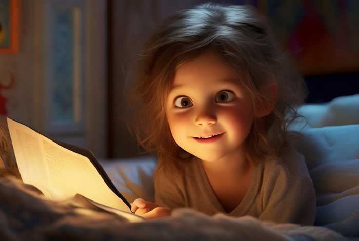 八岁儿童晚上听故事、孩子晚上听故事对耳朵好吗