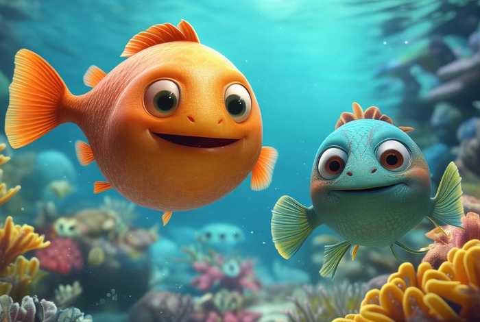 大头鱼和小头鱼的儿童故事 大头鱼和小头鱼的故事绘本