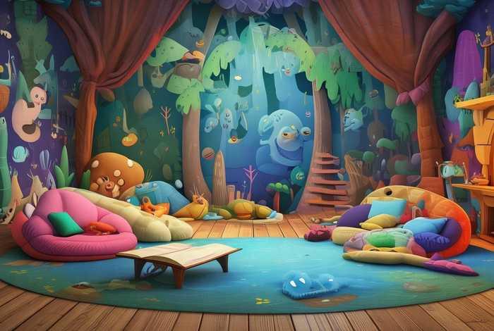 儿童讲故事背景图片（幼儿讲故事背景图片）