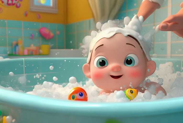 宝宝洗澡童谣顺口溜，宝宝洗澡童谣顺口溜大全