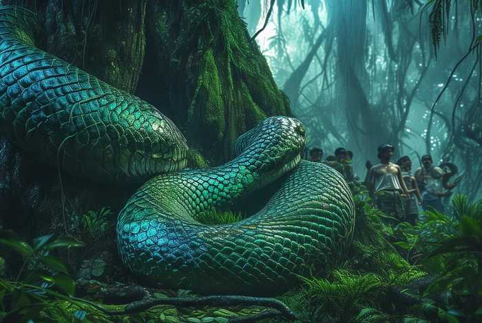 大蟒蛇的故事 大蟒蛇的民间故事