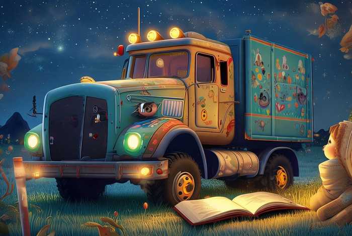 大卡车故事睡前儿童；大卡车的故事睡前
