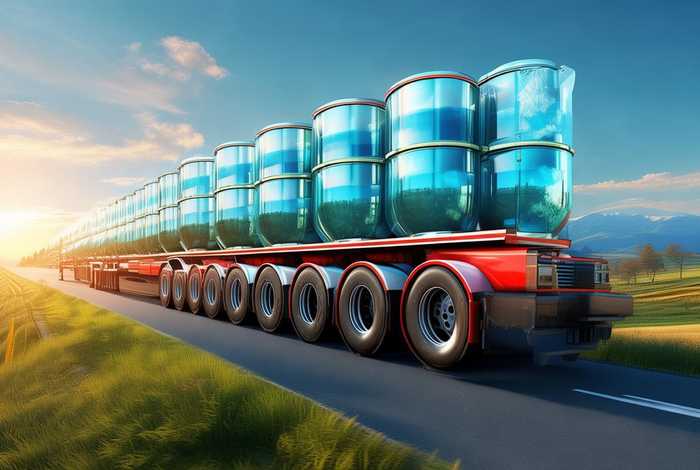 大车送塑料桶的故事 大车运输的故事