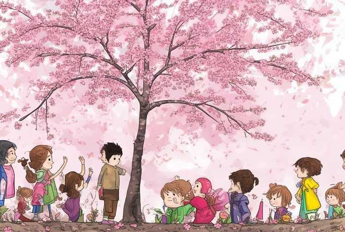 儿童迎春花 儿童迎春花图画