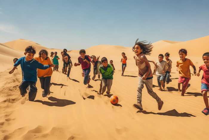 儿童趣味运动 儿童趣味运动沙漠