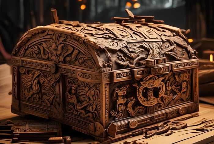 宝箱的样子；宝箱样子的鲁班锁怎么拼