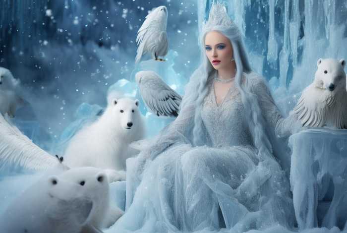 冰雪皇后绘本故事 冰雪皇后绘本故事图片