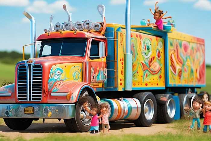 大货车儿童故事大全集，大货车的故事幼儿故事