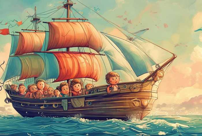 大船的儿童故事；关于船的幼儿故事