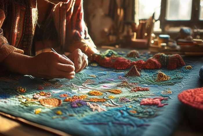 刺绣的故事 - 刺绣的故事英文版