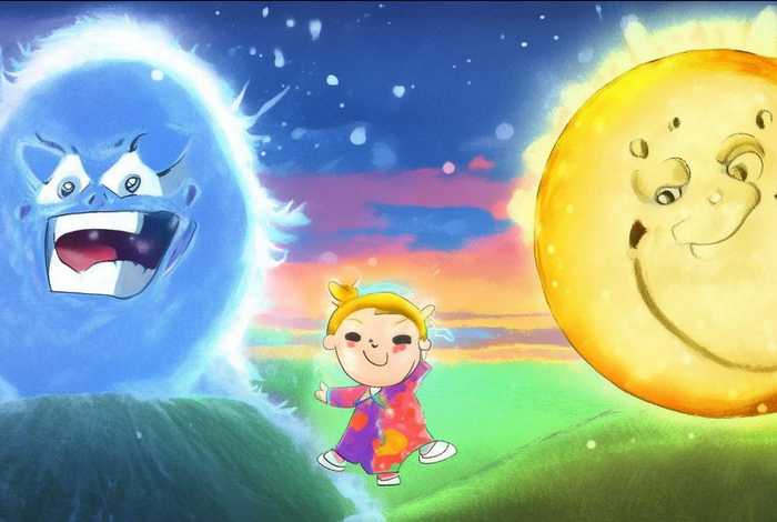 北风和太阳儿童睡前故事，北风和太阳的故事绘本