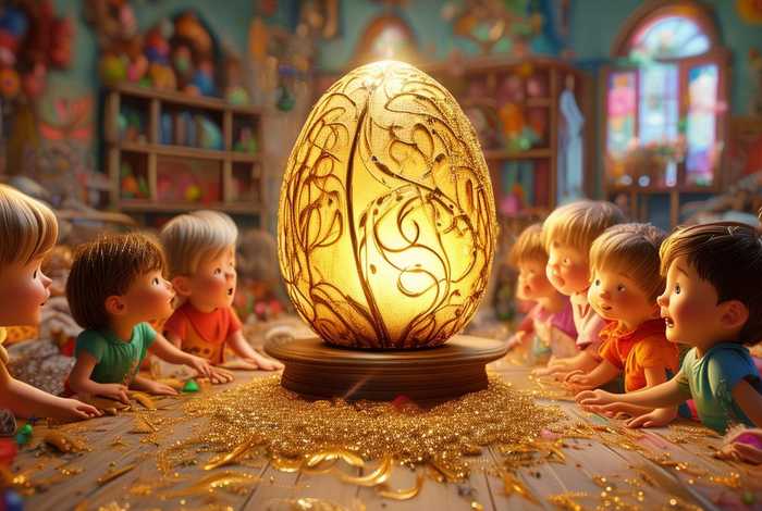 儿童金蛋故事；幼儿园金蛋故事教案