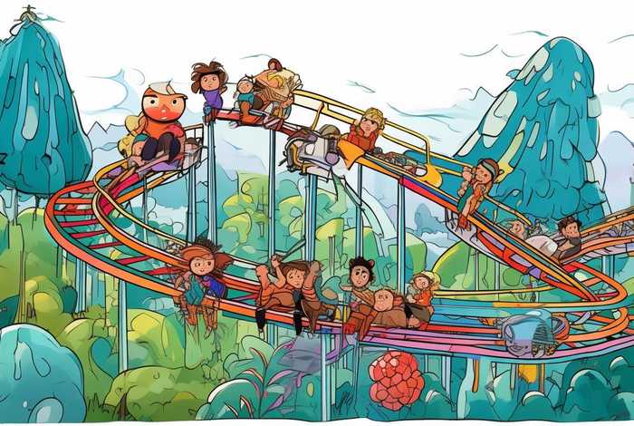 儿童过山车图片（儿童过山车图片简笔画）